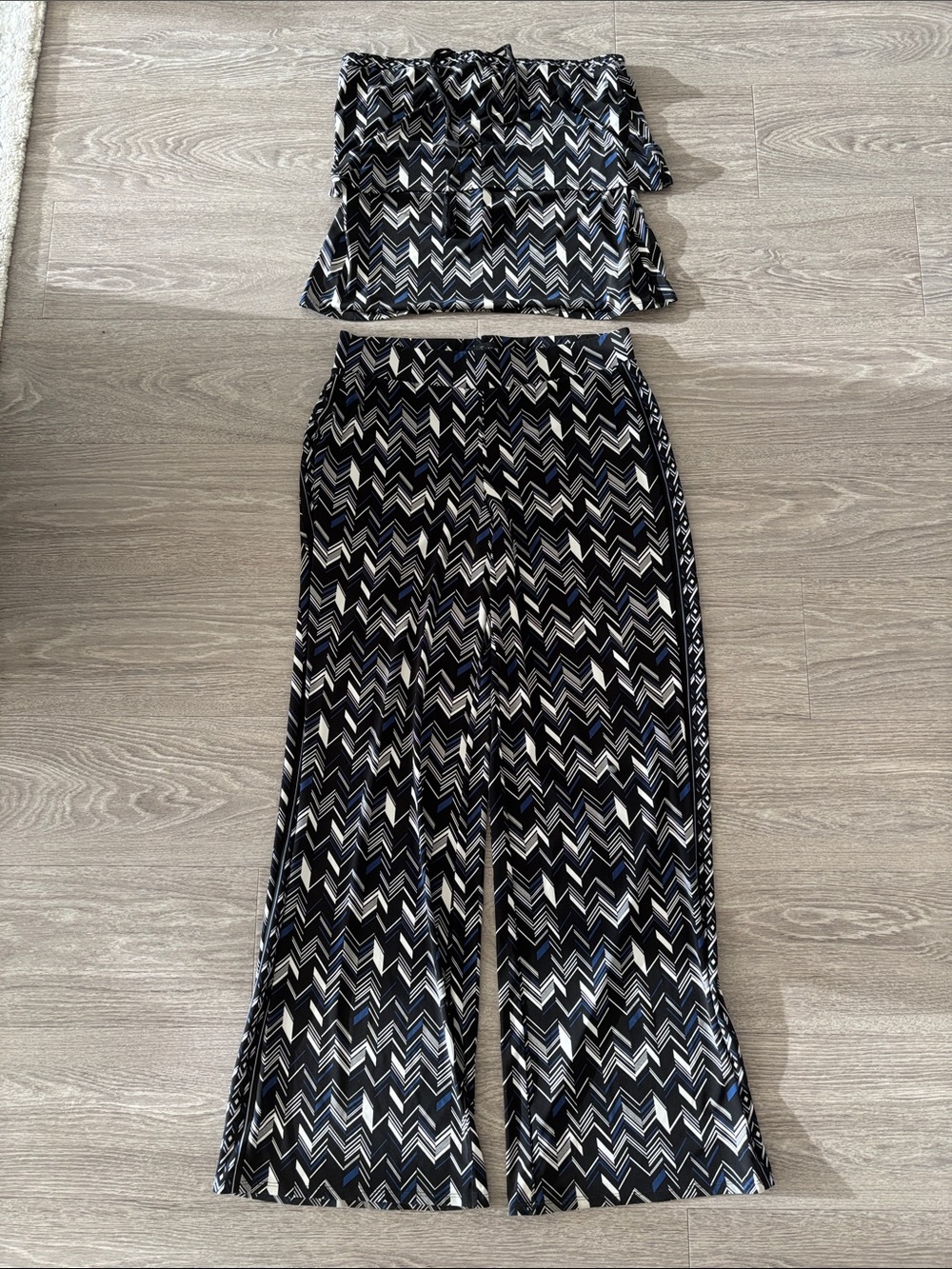 White House Black Market Matching Wide-Leg Pant Set